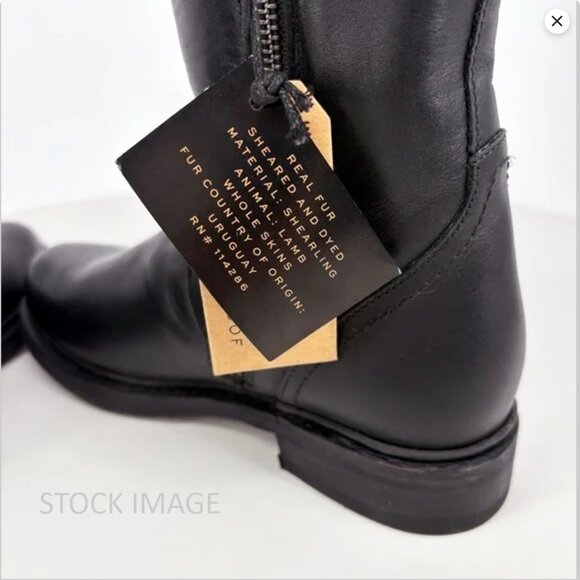 FRYE VERONICA SHEARLING TALL BOOT (black) – BRAND NEW!!! - Picture 11 of 16